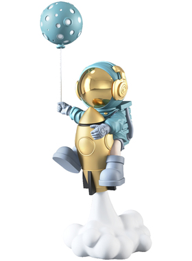 宇航员客厅装饰摆件大型落地家居饰品太空人电视柜旁乔迁新居礼品