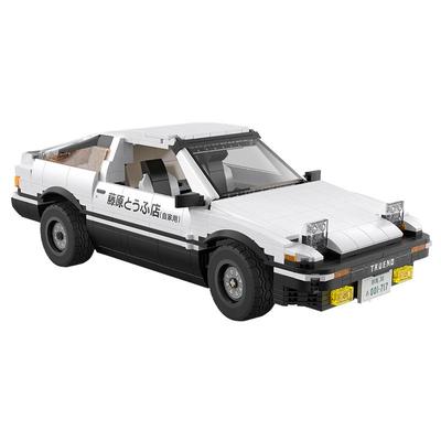 咔搭积木头文字D授权男孩礼物