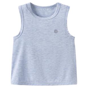 babylove宝宝背心套装夏季薄款竹丽尔家居服休闲睡衣短裤两件套