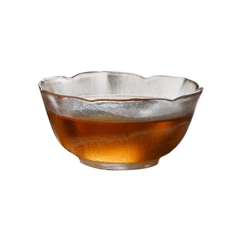 空物志六瓣桃花琉璃自然主人杯
