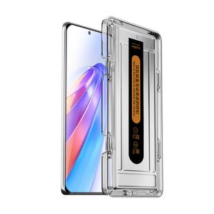 适用荣耀x40钢化膜贴膜神器honorx40手机膜高清抗蓝光玻璃X40曲面防指纹屏保HONORX40水凝膜全屏覆盖抗摔防爆