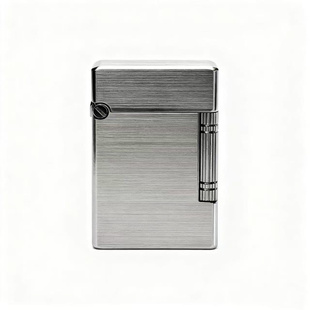 凌穹暗夜名士W宽版新款侧滑煤油打火机不锈钢钛合金黄铜复古送礼