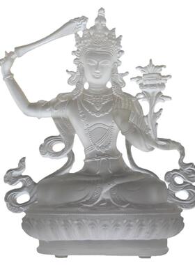 文殊像琉璃文殊菩萨寺庙佛具用品