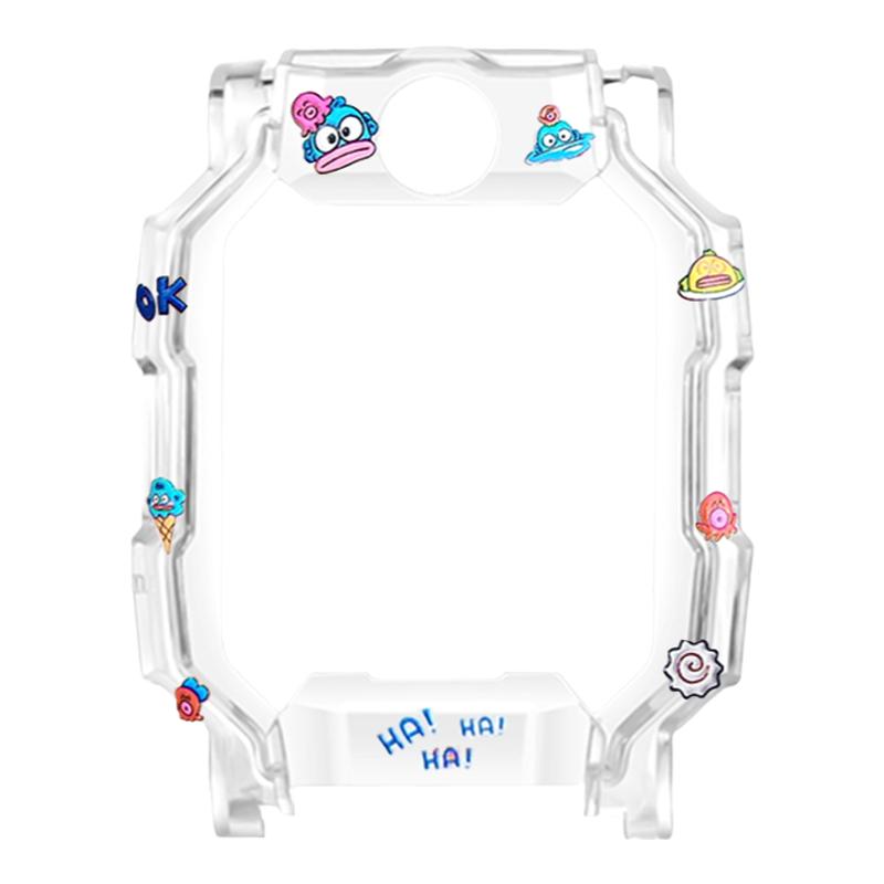 小丑鱼适用小天才电话手表z11/Z10/Z8a少年版透明保护壳Z9卡通Z7/Z6S/D2a/z5保护套Q2A/d3钢化膜q1r表套配d1s