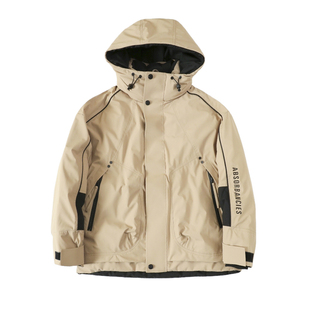 一件过冬！柜2000+！90鸭绒！冬季男士户外防风防泼水连帽羽绒服