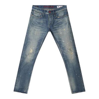 DENHAM日本制男士泼漆修身牛仔裤