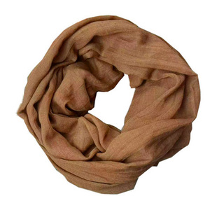 套头柔软棉围脖女士秋冬款护颈防风脖套薄款时尚装饰百搭保暖围巾