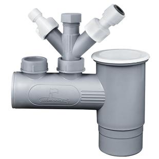 潜水艇厨房下水三通分流器净水器洗碗机小厨宝防臭防溢水50管通用