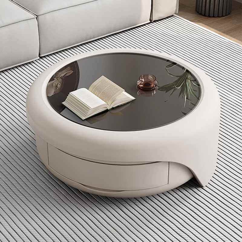 奶油风茶几客厅组合钢化玻璃创意设计师高级感大小圆2024新款茶几,住宅家具,茶几,淘宝优惠券,粉丝福利购,淘宝优惠卷