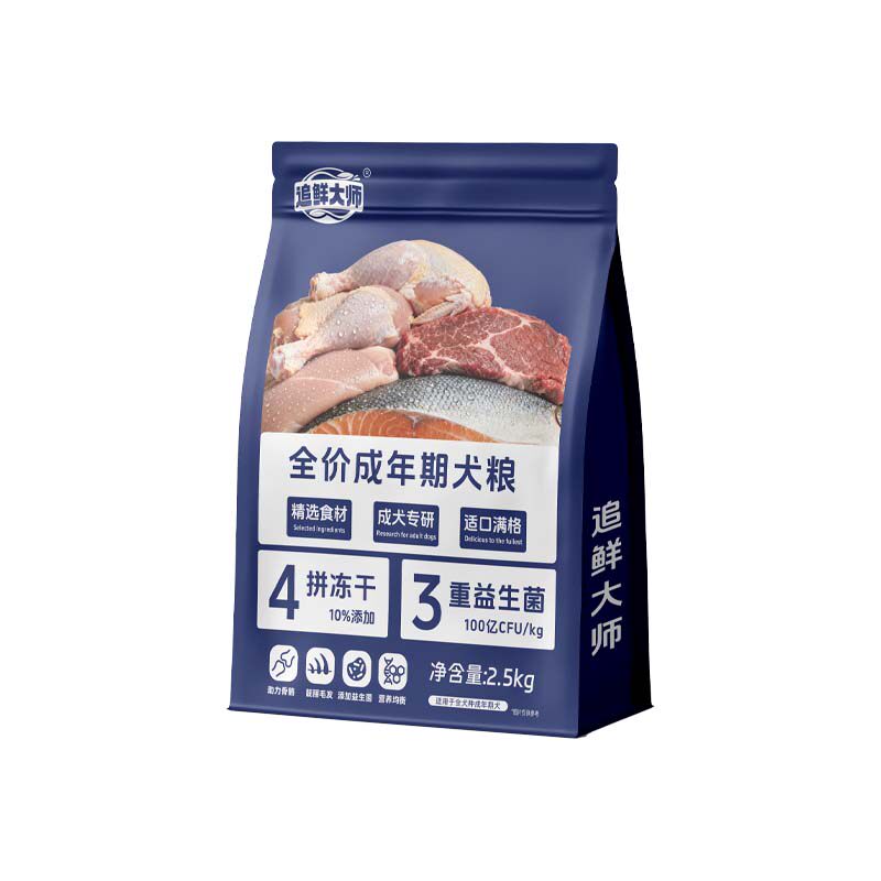 追鲜大师全价成年期犬粮