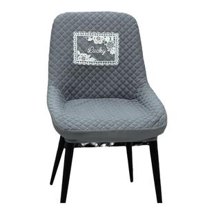 家用餐厅餐桌新款椅套罩四季北欧全包加厚防滑椅子套罩弧形坐垫套