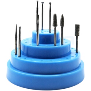 牙科低速车针盒口腔科牙科车针收纳盒磨头放置盒塑料车针盒磨头盒