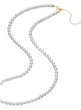 珍珠锁骨链女高级感气质正圆项链