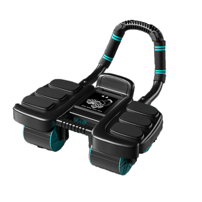 健腹轮自动回弹腹肌轮2025年新款肘撑四轮健腹轮家用运动健身器材