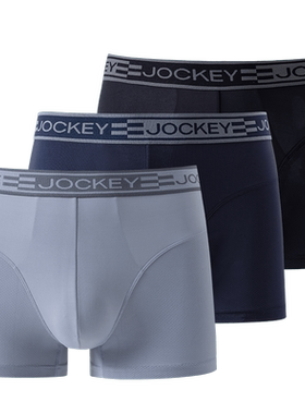 JOCKEY男士内裤冰丝速干防夹臀