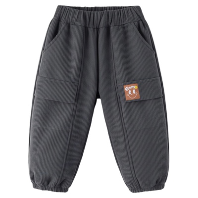 男童裤子冬季小男孩休闲裤加绒宝宝棉裤加厚冬款保暖童装儿童冬装