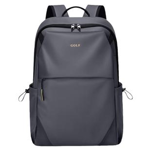 GOLF双肩包男士休闲商务电脑包旅行背包时尚潮流大学生高中生书包