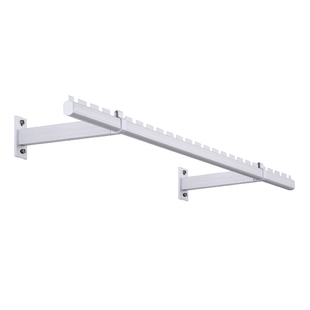 侧装晾衣杆家用阳台侧墙悬挂杆折叠晒衣架墙上壁挂固定侧面晾衣架