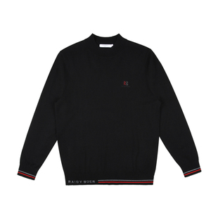 【抗起球羊毛】RaidyBoer/雷迪波尔2025秋冬半高领针织毛衣男5321