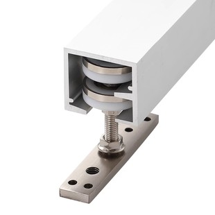 万向折叠门吊轮木门推拉门屏风滑轮吊轨移门隔断门轨道五金配件