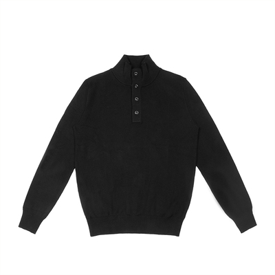 GTAL25AW美剧性张力亨利领毛衣美式休闲老钱风纯色复古长袖上衣