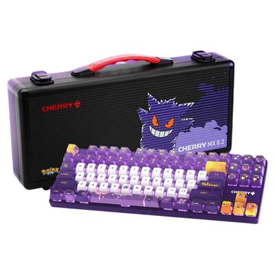 CHERRY樱桃MX8.2 XAGA/PRO TMR宝可梦耿鬼百变怪无线磁轴机械键盘