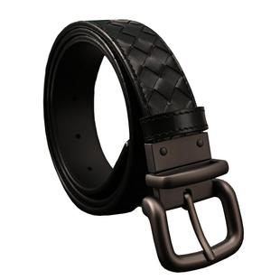 GA&BV男士皮带男款真皮编织腰带正品官方旗舰店2025新款裤带男潮