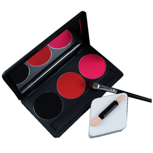 戏曲化妆用品全套腮红胭脂眼影盘锅黑哑光多色花旦小生舞台旦角妆