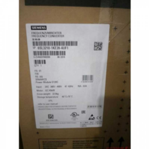 议价6SL3210-1KE28-4UF1 西门子G120C变频器 45kW 6SL32101KE284U
