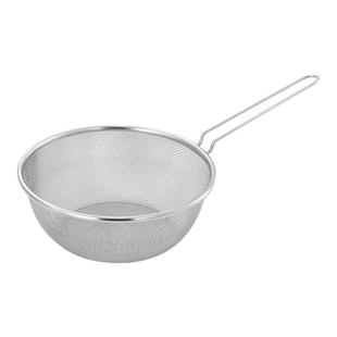 吉川进口304漏网YOSHIKAWA雪平锅筛网漏勺焯水捞面网油炸筛网20cm