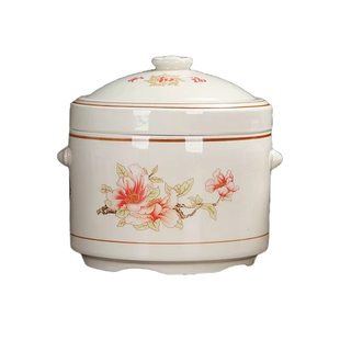 陶瓷双盖炖盅隔水炖家用煲汤炖汤盅煲炖罐燕窝炖燕窝瓦罐煨汤一人