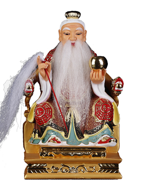 六壬仙师玻璃钢敦煌彩道神像