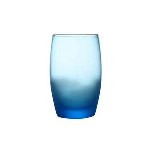 雪浅中古vintage玻璃杯 酒杯威士忌杯洋酒杯子蓝田生玉杯啤酒杯