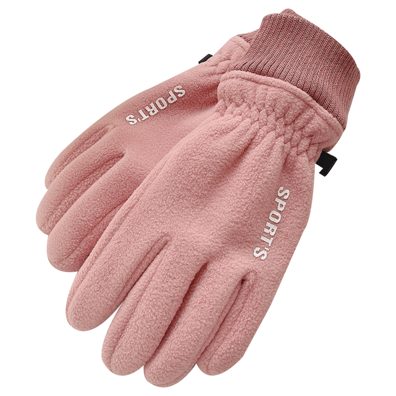 手套冬季男女骑行装备运电动自行车薄款春秋天防寒风加摇粒绒保暖