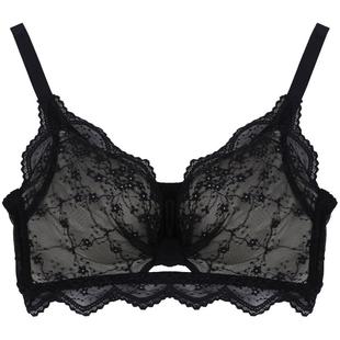 斯米莱内衣女防下垂收副乳文胸无钢圈蕾丝大胸聚拢显小调整型通杯