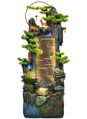 水源工坊循环水田园客厅装饰摆件