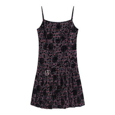 LapakiPaka经典腰果花吊带裙