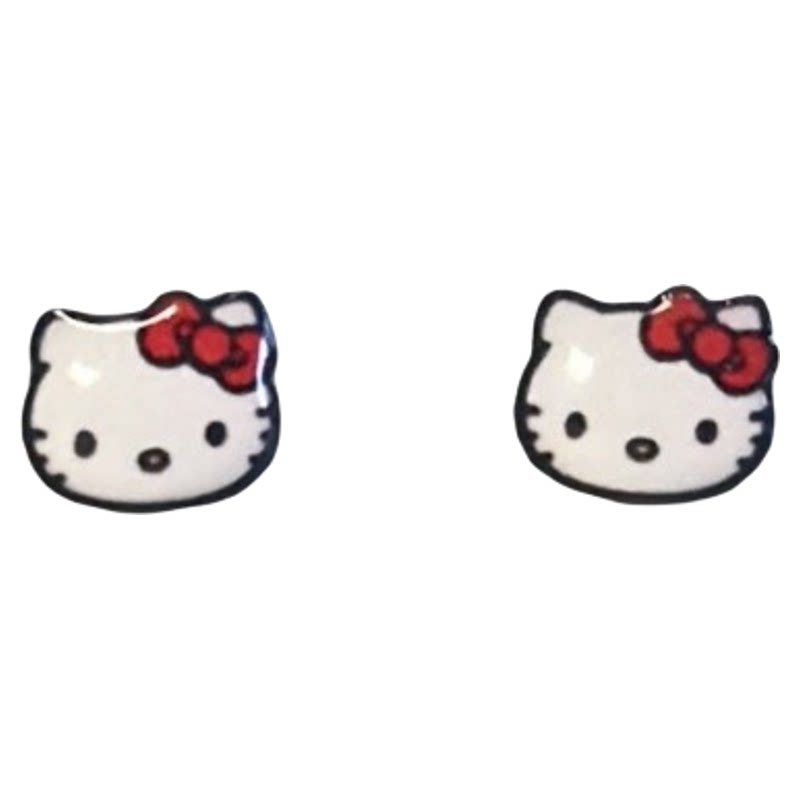 新款可爱日韩凯蒂猫女孩耳钉
