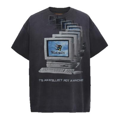 BIRTH OF ROYAL CHILD.BORC【伯远同款】 Windows24做旧印花TEE男