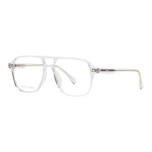 prsr帕莎黑框素颜眼镜框女大脸显瘦复古大框男可配近视防蓝光镜片