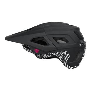 com 山地车头盔一体成型自行车半盔速降越野通用安全帽男骑行装备