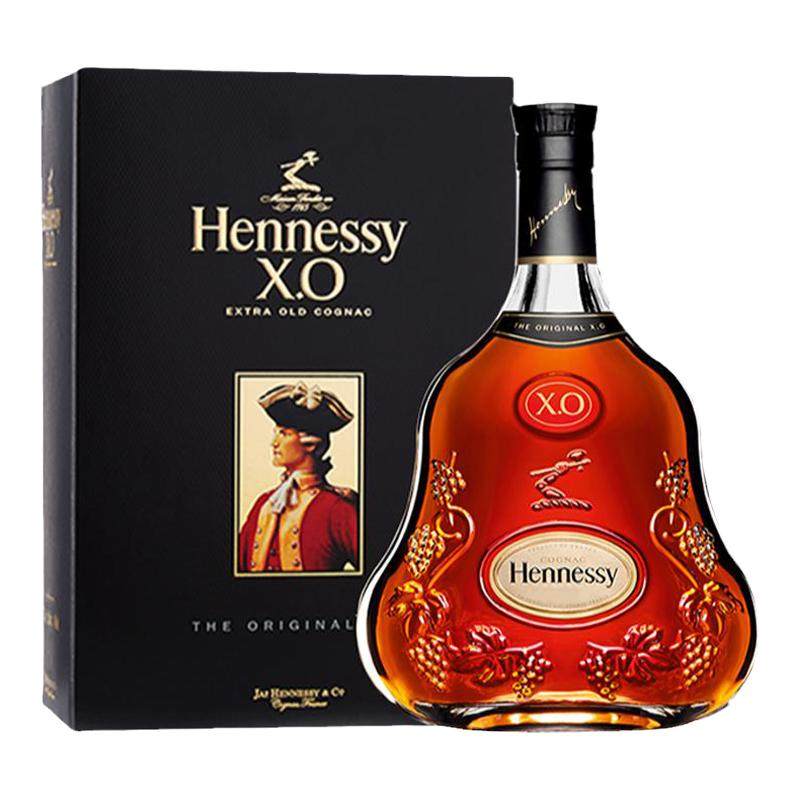 【官方直营】轩尼诗XO干邑白兰地350ml礼盒 进口洋酒正品Hennessy