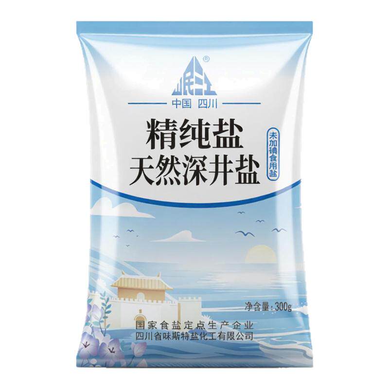 峨川精纯深井盐300g未加碘