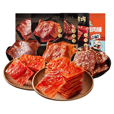 飘零大叔全家福猪肉脯组合724g