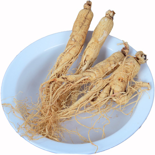 东北长白山天然人参整根 正品生晒参白参100克包邮可泡水