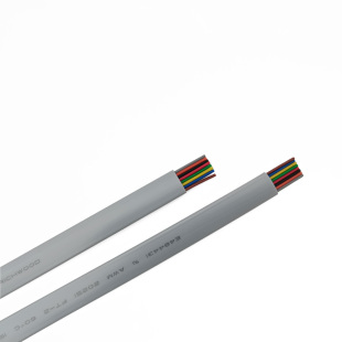 26AWG 八芯灰色扁平电话线UL20251 8芯多股纯铜网线 变频器连接线