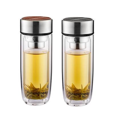 富光双层玻璃杯加厚男士大容量