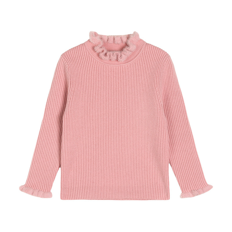 СO��ͯװ ����������ë��Ů�������ɫ��Ůͯ�ڴ���֯��ë���� ��ɫ 110cm