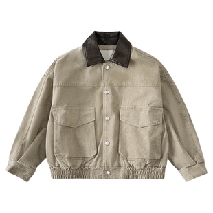 男童外套2025秋装新款儿童中大童春秋款时髦洋气秋天上衣