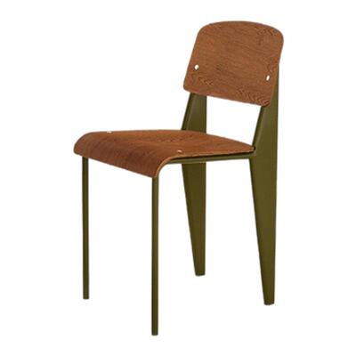 北欧Standard Chair设计师vitra餐椅复古实木椅子中古餐桌椅